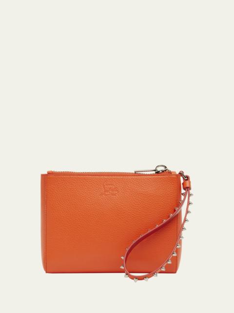 Cabata Mini Pouch Wristlet in Leather