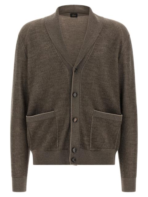 Brioni Brioni Men Shawl Neck Cardigan