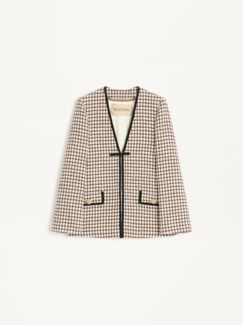 Valentino LIGHT TWEED PIED DE POULE JACKET