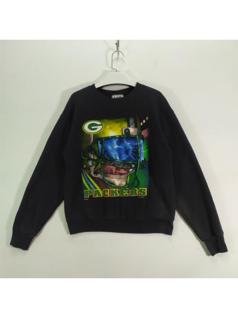 Other Designers Lee - Vintage 96' NFL Green Bay Packer Big Logo Sweatshirt #5-1