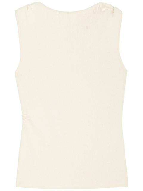 ALMADA LABEL Almada Label Ami Off-the-shoulder Knitted Tank