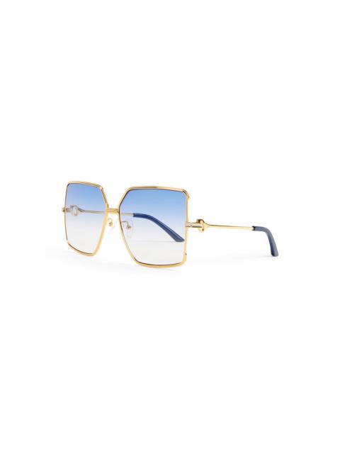 CASABLANCA Blue & Gold The Castillo Sunglasses | Casablanca Paris