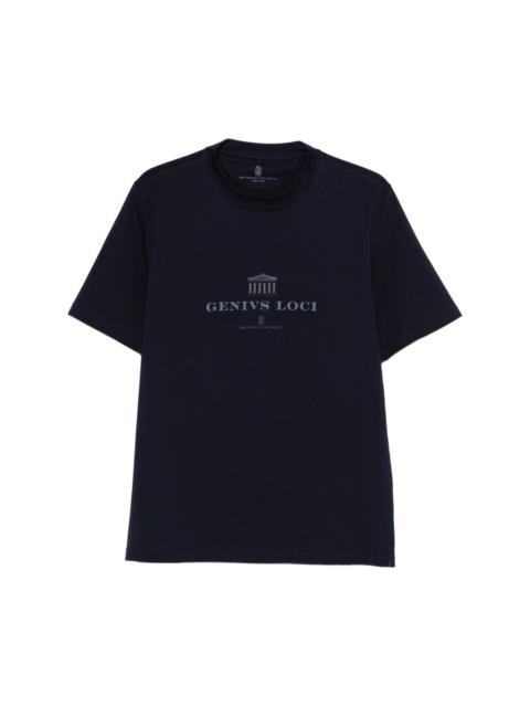 Brunello Cucinelli Logo cotton t-shirt