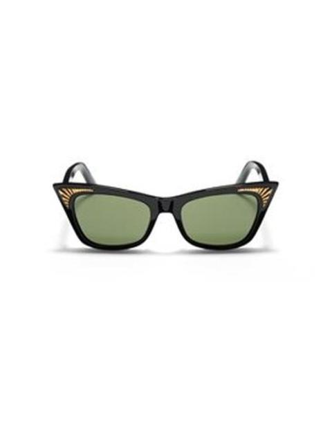 Valentino Valentino Green Cat Eye Ladies Sunglasses VLS-175 A 51