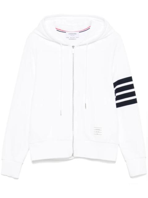 Thom Browne Classic Loopback 4-Bar Zip Up Hoodie Men