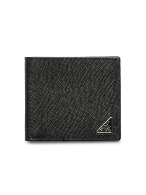 Prada PRADA Black Saffiano Leather Bifold Wallet New & Authentic