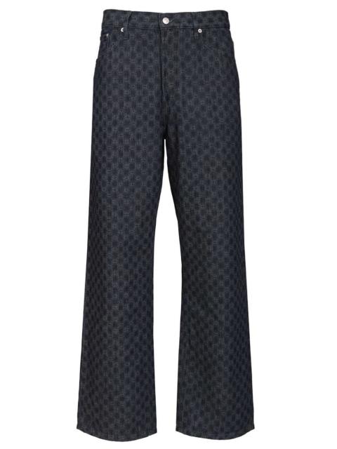 Dries Van Noten Dries Van Noten Men Floral Wide-Leg Jeans