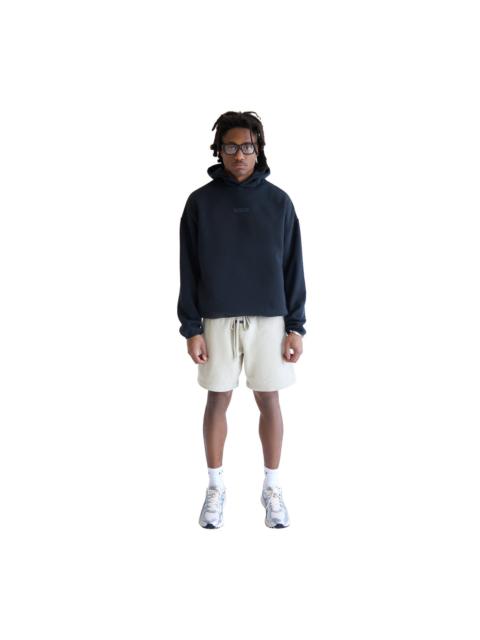 ESSENTIALS SOCCER FLEECE SHORTS (HEATHER STONE)