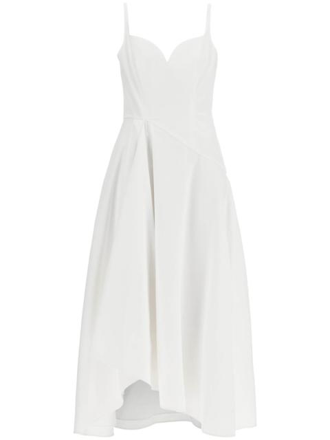 Alexander Mcqueen Midi Dress With Sweetheart Neckline Women