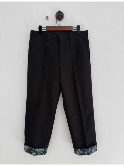 Dior Dior Floral Print Cuffed Pants