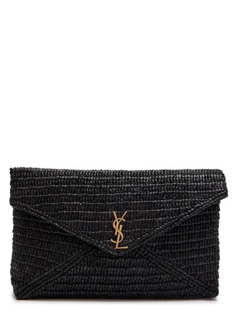 Loewe Panda mini Flamenco clutch in nappa calfskin - A411FC2X65
