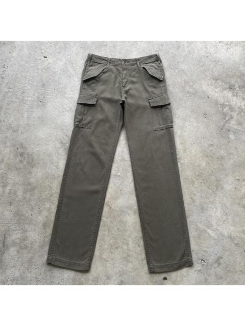 Other Designers Green - Vintage Brappers Faded Green Cargo Pants Multipocket W30