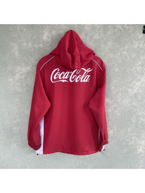 Other Designers Coca Cola - Vintage Coca-Cola Spell Logo Zipper Ups Hooded Jacket
