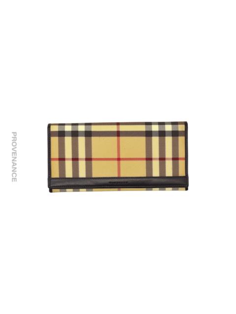 Burberry Burberry Long Snap Wallet - Nova Check Black