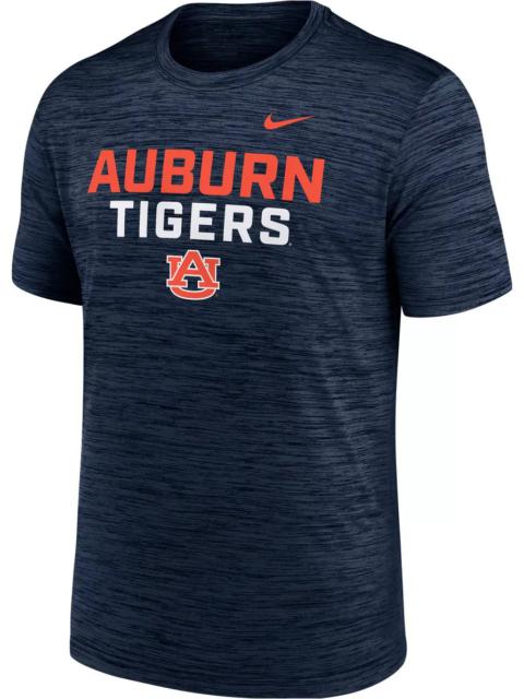 Nike Nike Men's Auburn Tigers College Navy Velocity Stack T-Shirt