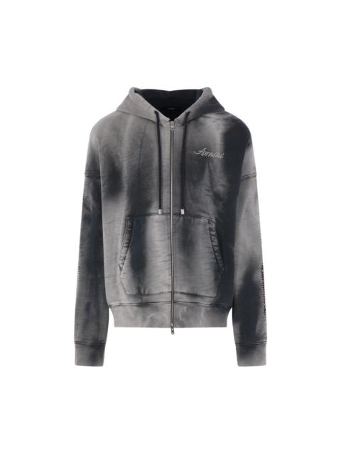 AMIRI RHINESTONE-DETAIL HOODIE