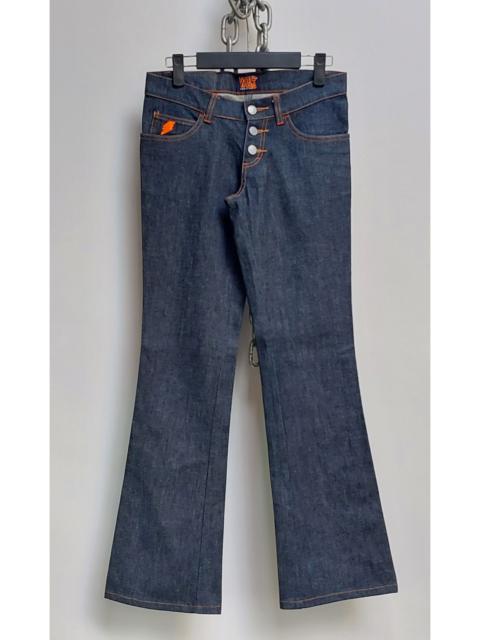 Other Designers W&LT - Walter Van Beirendonck low Rise semi flare Jeans