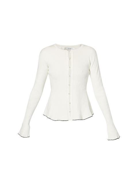 ribbed blouse