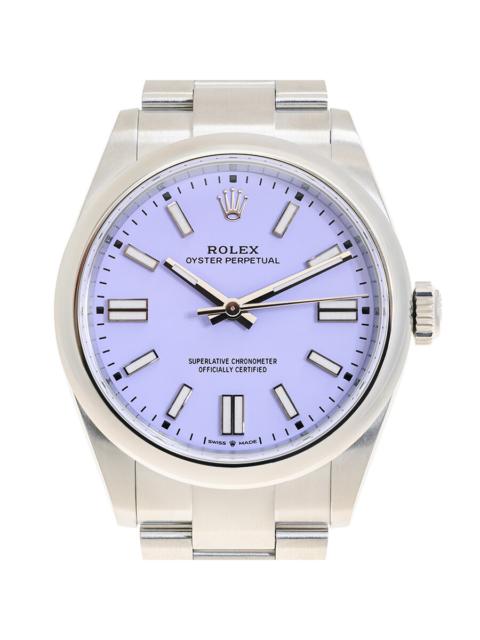 ROLEX Rolex Oyster Perpetual Automatic Chronometer Purple Dial Men's Watch 134300-0012
