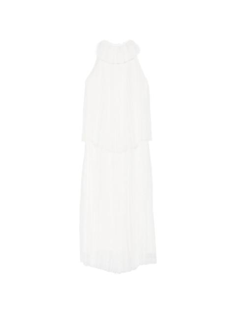 FABIANA FILIPPI Fabiana Filippi Pleated Layered Maxi Dress