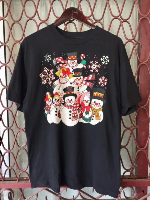 Other Designers Vintage 90's Snowman Art Hanes T-shirt