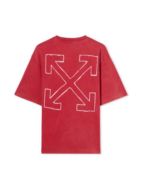 Off-White News Outl Arrow Skate Logo Tee