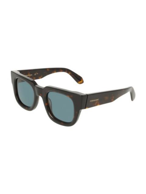 FERRAGAMO Ferragamo Blue Rectangular Men's Sunglasses SF2106S 242 49