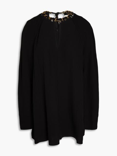 Zimmermann Chain-embellished crepe blouse