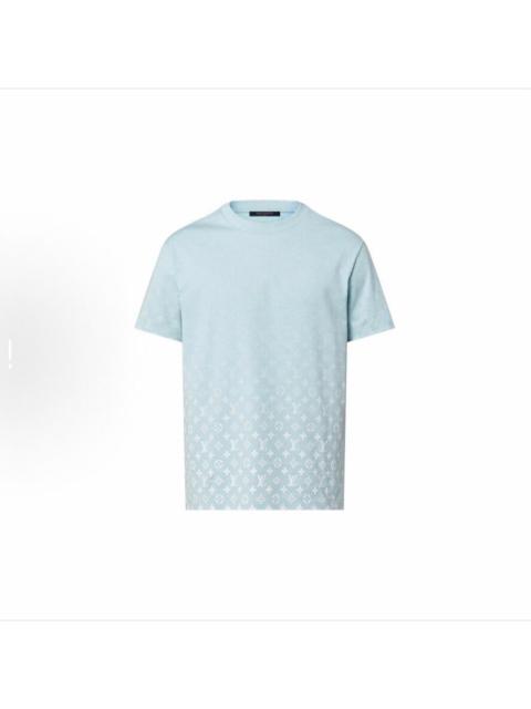 Louis Vuitton Louis Vuitton LV Blue Graduated Logo Crewneck Short-Sleeve T-Shirt