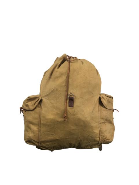 Other Designers Vintage - Vintage 80-90’s Army Hiking Duck Canvas Backpack