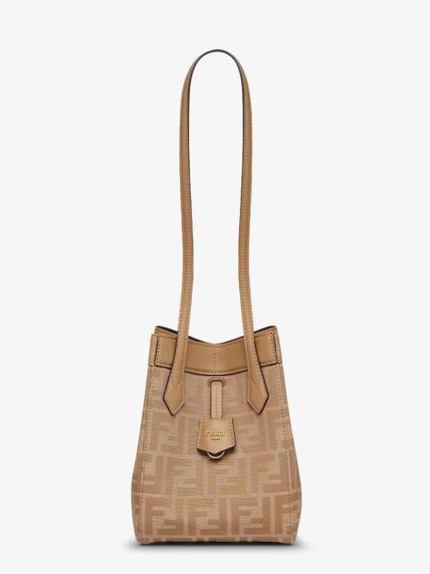 FENDI Fendi Origami Mini Ff Fabric Bucket Bag