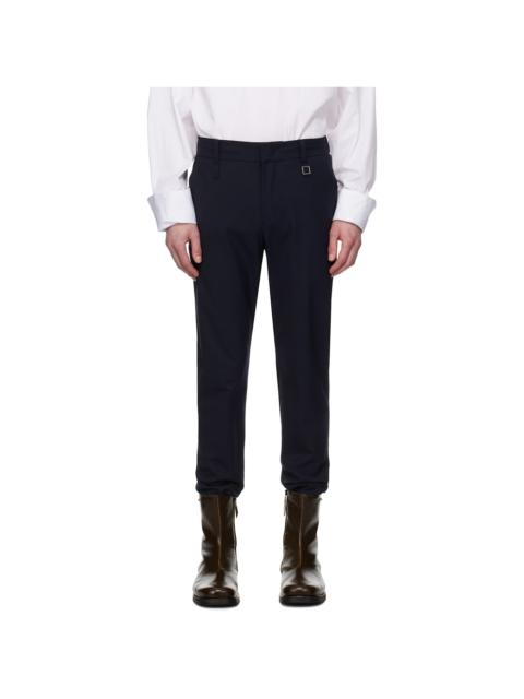 Wooyoungmi Navy Drawstring Trousers