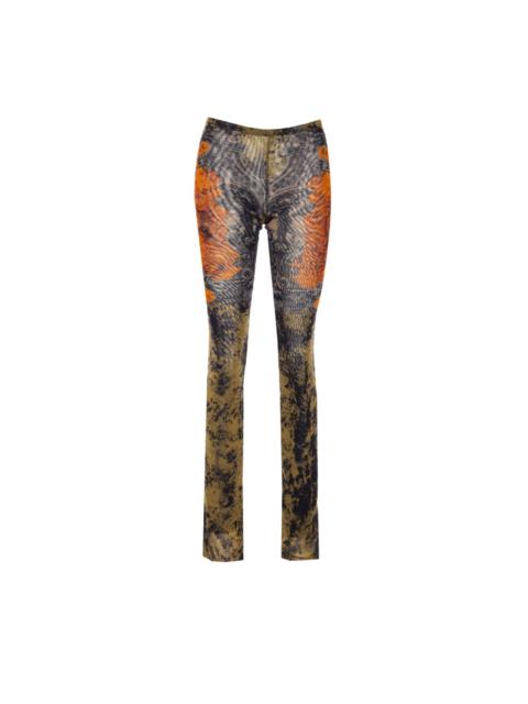 Jean Paul Gaultier Women The Medaillon Print Mesh Trousers
