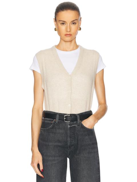 ÉTERNE Elton Cashmere Cardigan Vest