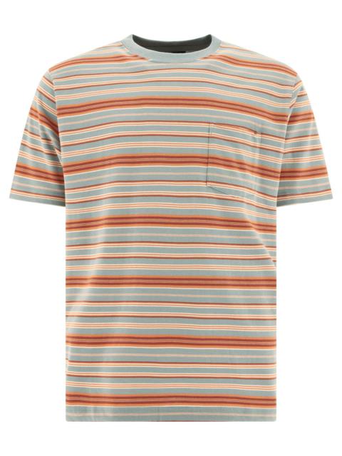 Beams Plus "multi Stripe Pocket" T-shirt