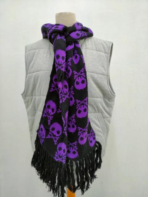Other Designers Skulls - Long Scarves Purple Skulls Winter Season