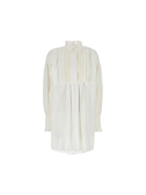 Valentino VALENTINO White Cotton Blend Dress New & Authentic (Women's