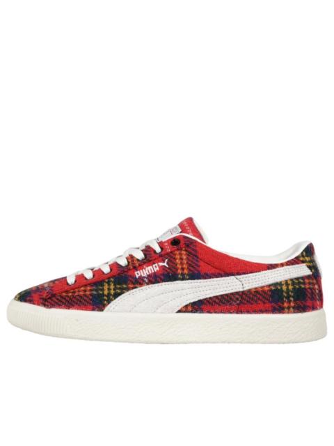 PUMA PUMA x Harris Tweed Suede Vintage 'Tartan Red' 393219-01