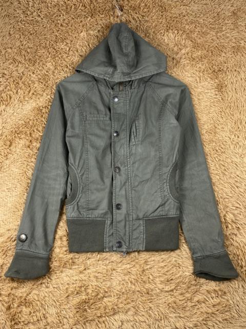 Other Designers Vintage Von Dutch Hoodie Military Jacket J1849