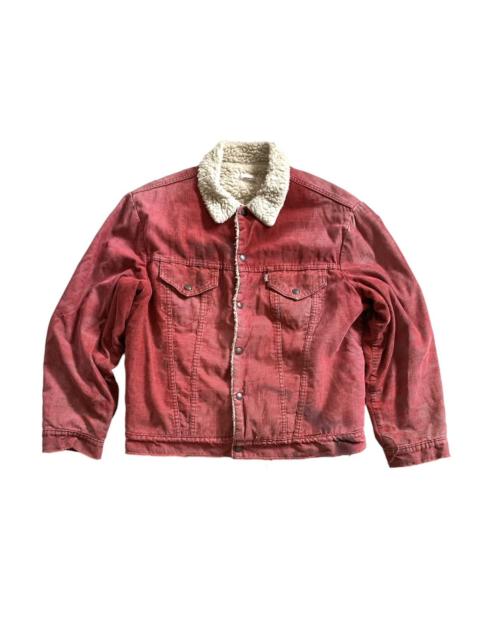 Other Designers Levi's × Vintage - VINTAGE 80s LEVIS SHERPA CORDUROY DISTRESSED