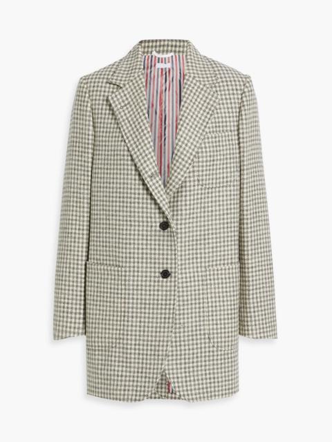 Thom Browne Oversized houndstooth wool-tweed blazer