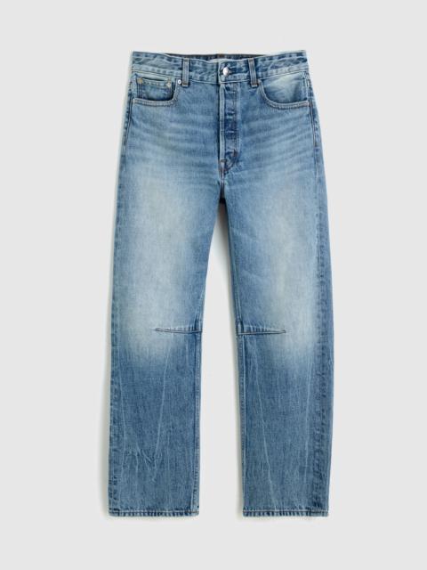 Madewell The Darted Barrel-Leg Jean in Japanese Denim