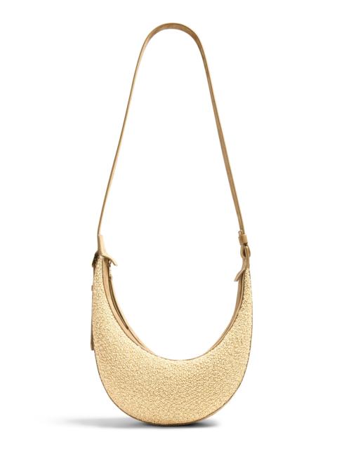 KHAITE Augustina Small Raffia Crossbody Bag neutral