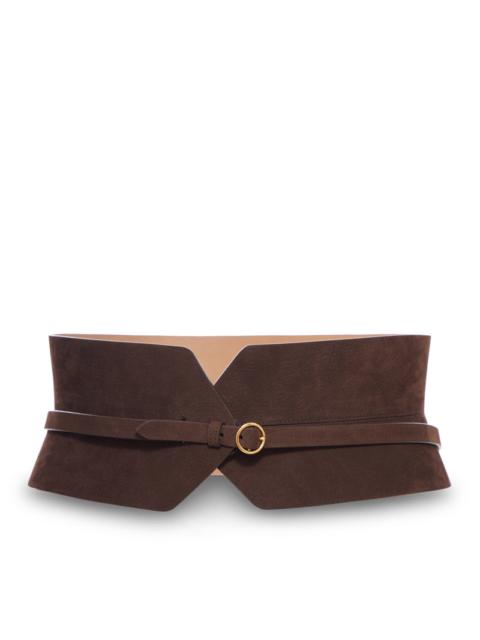 Alaïa Alaia Women Wide Panel Leather Belt