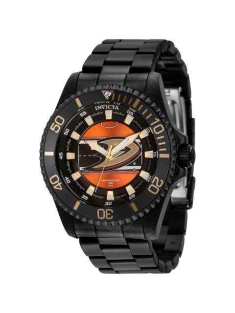 Other Designers Invicta NHL Anaheim Ducks Quartz Black Dial Men's Watch 42257