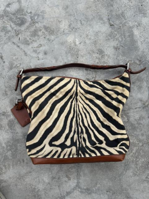 Ralph Lauren Ralph Lauren Leather Zebra Pattern Shoulder