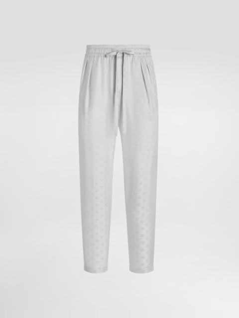 Dolce & Gabbana DG logo jacquard jogging trousers