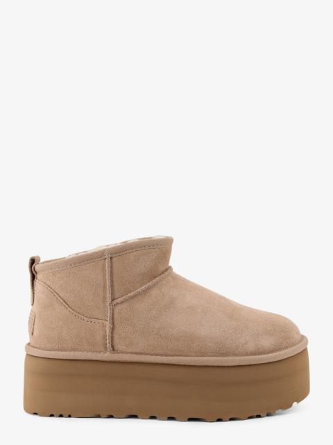 UGG Ugg Classic Ultra Mini Platform Suede Ankle Boots