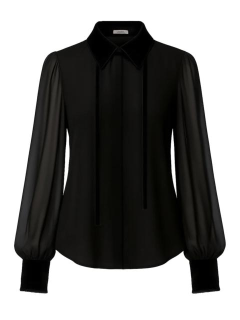 DOROTHEE SCHUMACHER VELVET WHISPER BLOUSE