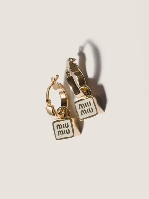 Miu Miu Metal earrings